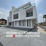 Luxurious 5-Bedroom Fully Detached Duplex with Modern Amenities in Ajah, Lagos – N450M